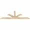 Ekena Millwork Richland Rough Sawn Timber Gable Bracket, Douglas Fir, 72"W x 27"H x 2"D x 4"F, 9/12 Pitch GBW072X27X0204RIC00RDF - alternate 3